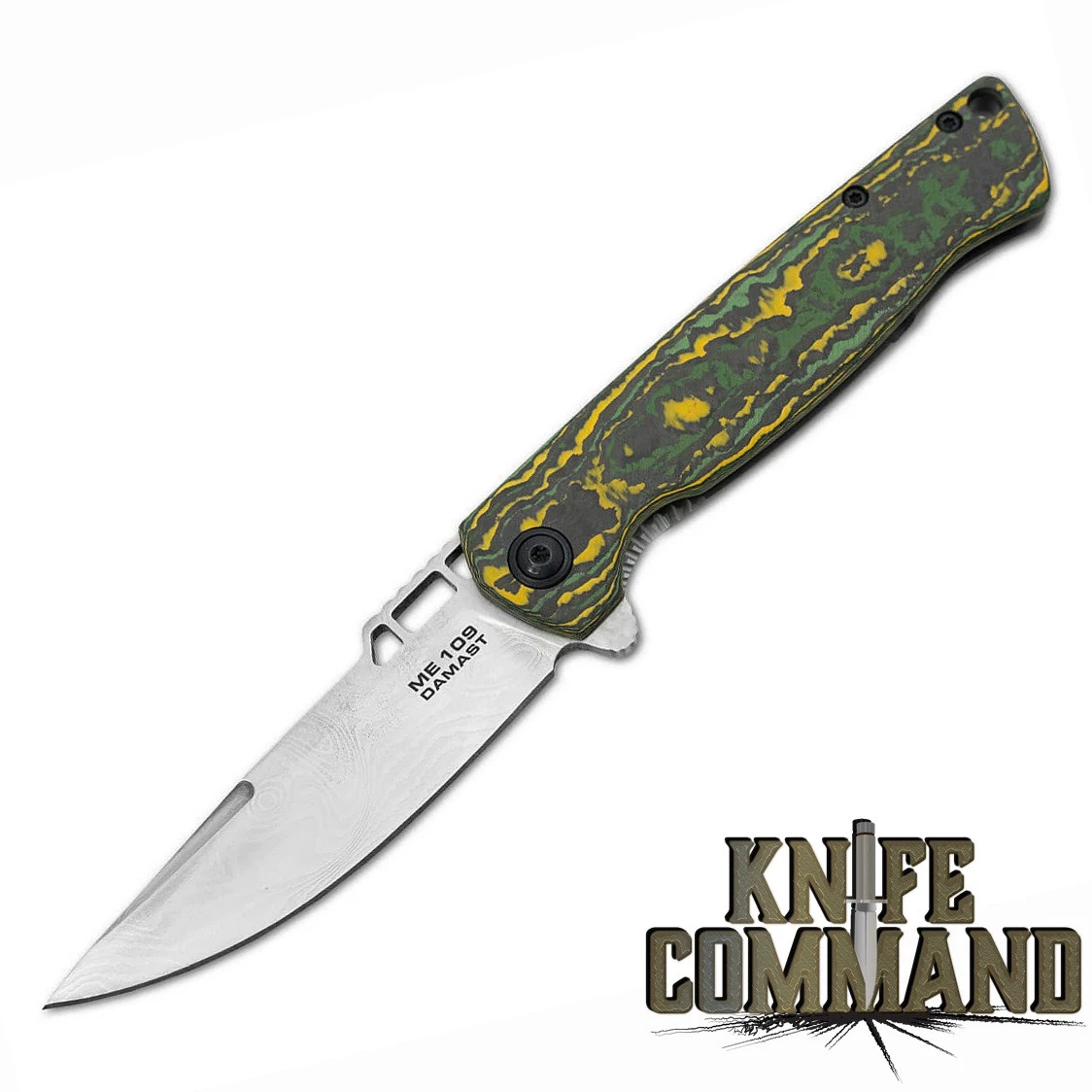 Boker Plus ME 109 Damast Messerschmitt Fighter Plane Carbon Fiber Titanium Frame Lock Knife 01BO909DAM 7 Boker Plus ME 109 Damast Messerschmitt Fighter Plane Carbon Fiber Titanium Frame Lock Knife 01BO909DAM - Image 5