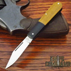 Chic Knives Store 28 Boker Barlow Integral Burlap Micarta Slip Joint Folder Knife 110943