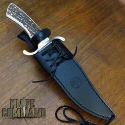 BOKER SOLINGEN BOWIE STAG N690 STAINLESS FIXED BLADE KNIFE 121547HH -Chic Knives Store BOKER 121547HH SH 74934.1594829697.1280.1280