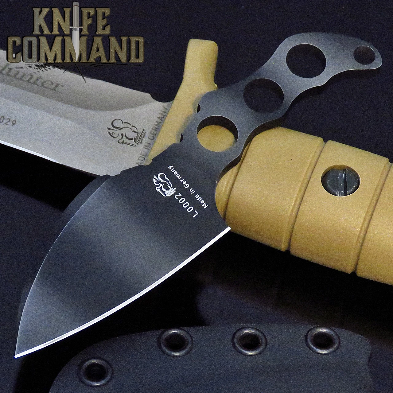 Eickhorn Solingen Urban Leaf Wharncliffe Black And Grey Camo Neck / Boot Knife 3 Eickhorn Solingen Urban Leaf Wharncliffe Black And Grey Camo Neck / Boot Knife