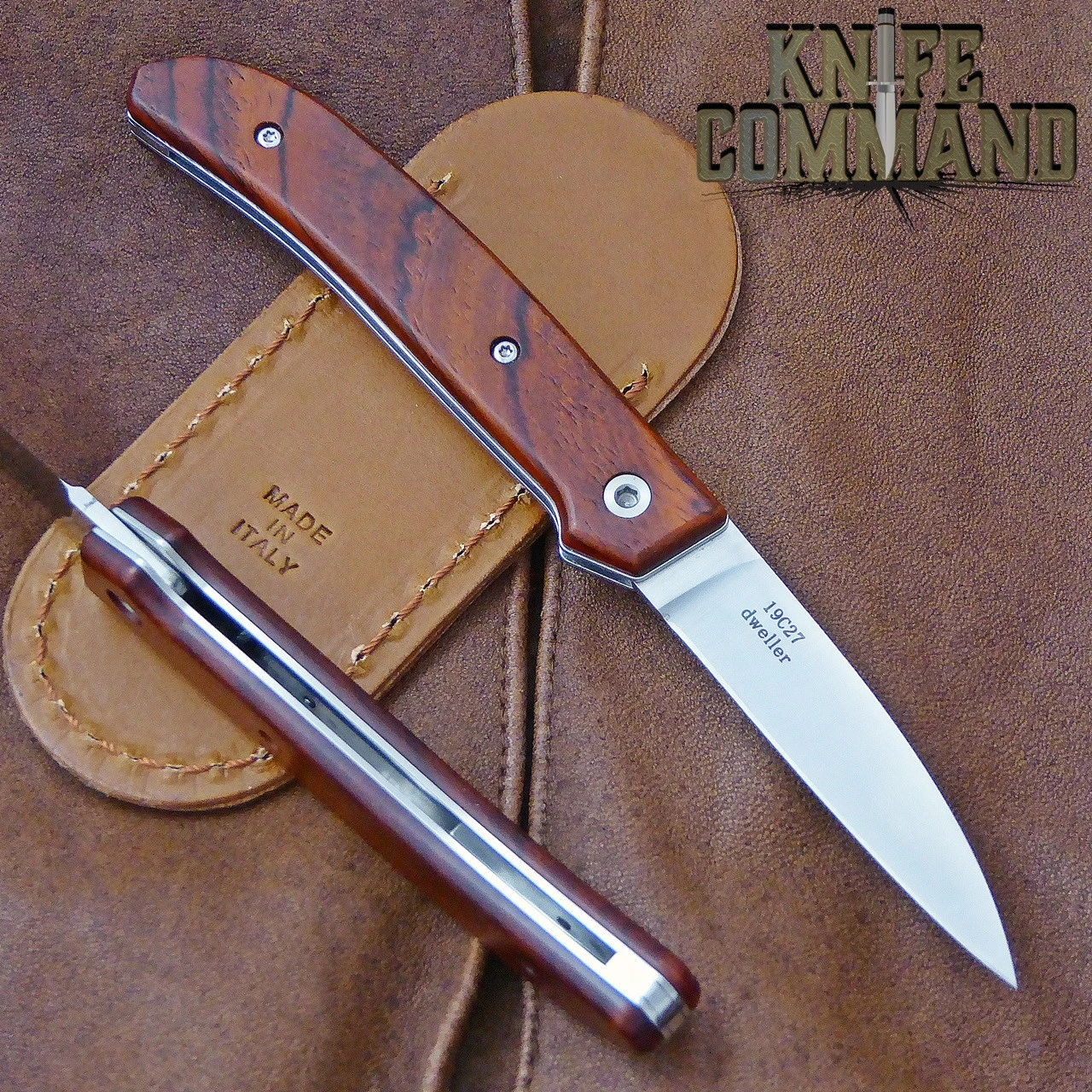 Fantoni Dweller Cocobolo S Italian Made Slip-joint EDC Pocket Knife 4 Fantoni Dweller Cocobolo S Italian Made Slip-joint EDC Pocket Knife - Image 2