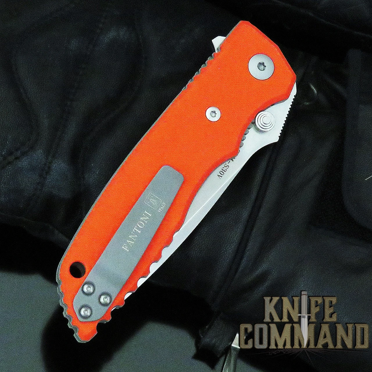 Fantoni HB 01 William Harsey Orange Combat Folder Tactical Knife 5 Fantoni HB 01 William Harsey Orange Combat Folder Tactical Knife - Image 3