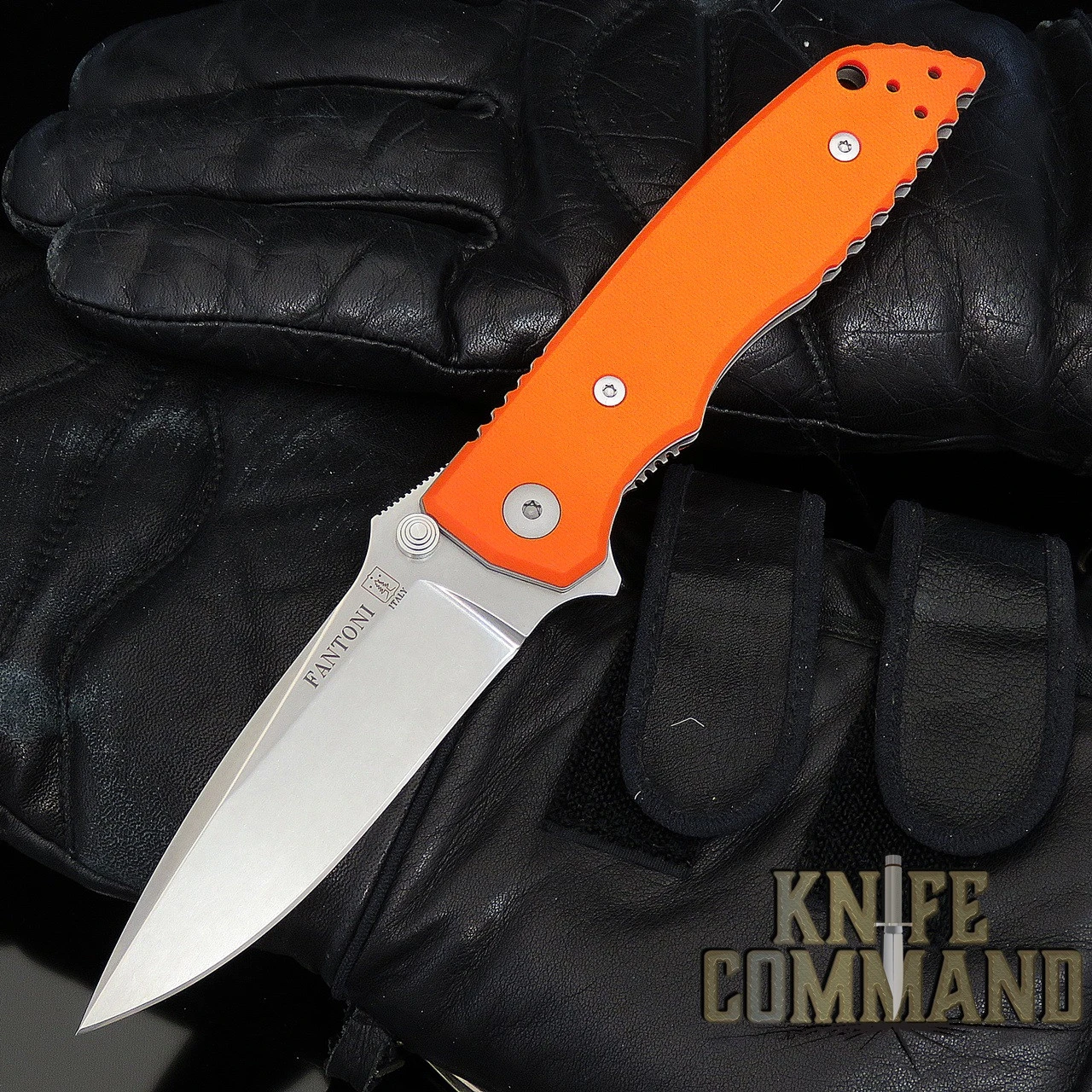 Fantoni HB 01 William Harsey Orange Combat Folder Tactical Knife 3 Fantoni HB 01 William Harsey Orange Combat Folder Tactical Knife