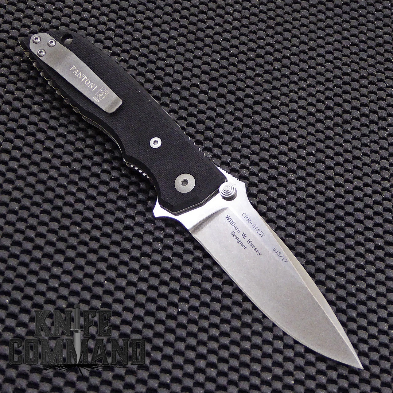 Fantoni HB 01 William Harsey Limited Edition CPM S125V G10 Combat Folder Tactical Knife 3 Fantoni HB 01 William Harsey Limited Edition CPM S125V G10 Combat Folder Tactical Knife