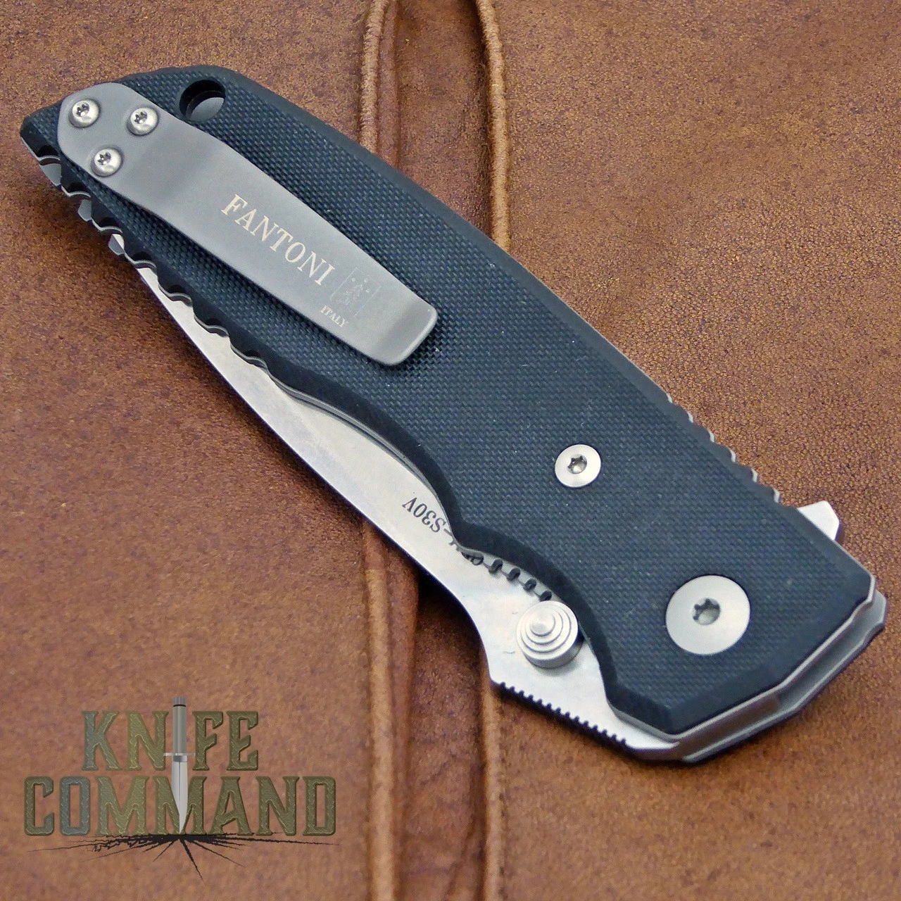 Fantoni HB 01 William Harsey Combat Folder Tactical Knife S30V 5 Fantoni HB 01 William Harsey Combat Folder Tactical Knife S30V - Image 3