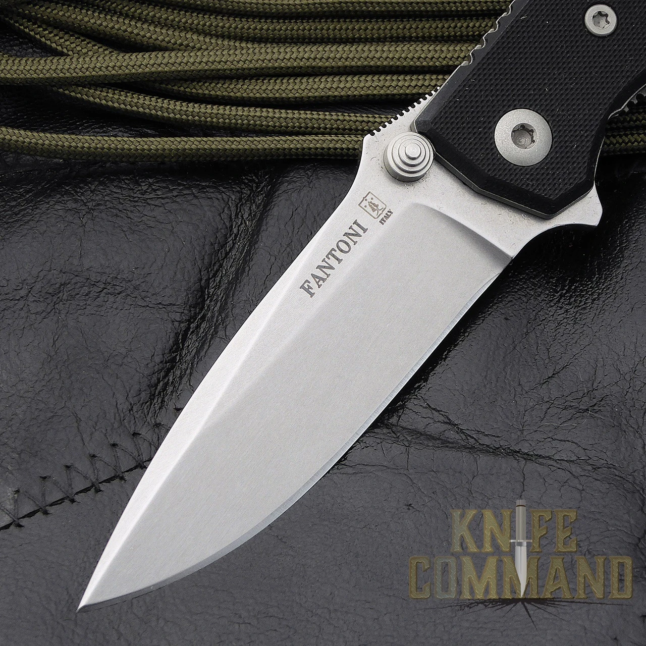 Fantoni HB 02 Black William Harsey Combat Folder Tactical Knife 5 Fantoni HB 02 Black William Harsey Combat Folder Tactical Knife - Image 3