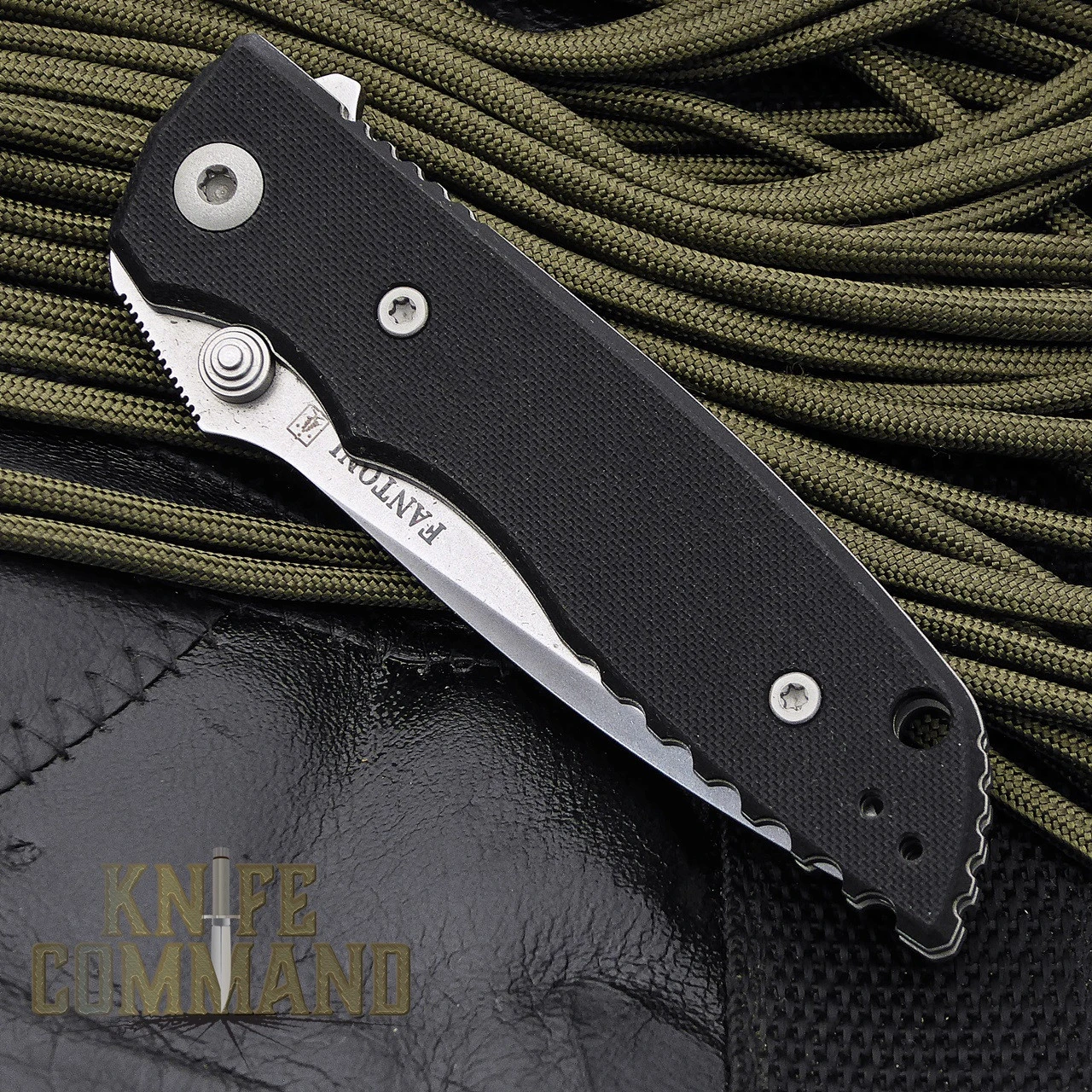 Fantoni HB 02 Black William Harsey Combat Folder Tactical Knife 8 Fantoni HB 02 Black William Harsey Combat Folder Tactical Knife - Image 6