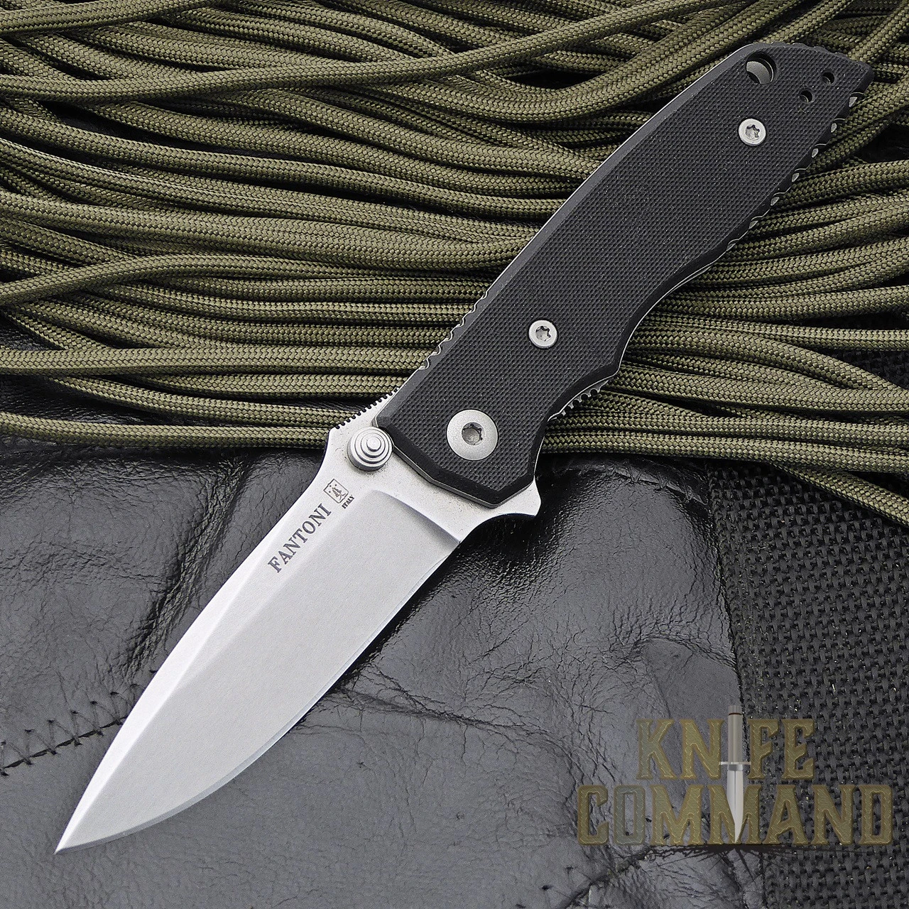 Fantoni HB 02 Black William Harsey Combat Folder Tactical Knife 3 Fantoni HB 02 Black William Harsey Combat Folder Tactical Knife