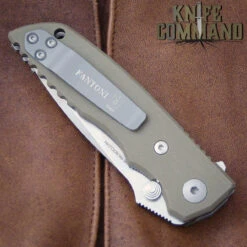 Fantoni HB 03 M390 William Harsey Combat Folder Tactical Knife OD Green -Chic Knives Store FANTONI HB 03 HARSEY FOLDER OD M390 CL 01283.1525462213.1280.1280