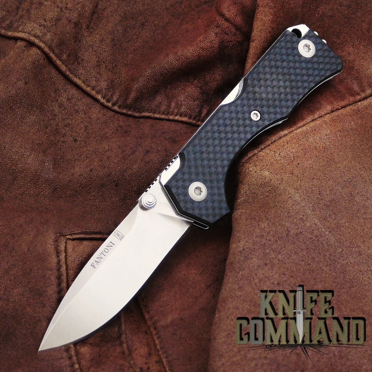 Fantoni Hide Carbon Fiber Lockback Folding Knife By Tommaso Rumici 3 Fantoni Hide Carbon Fiber Lockback Folding Knife By Tommaso Rumici