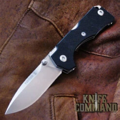 Fantoni Hide Black G-10 Lockback Folding Knife By Tommaso Rumici