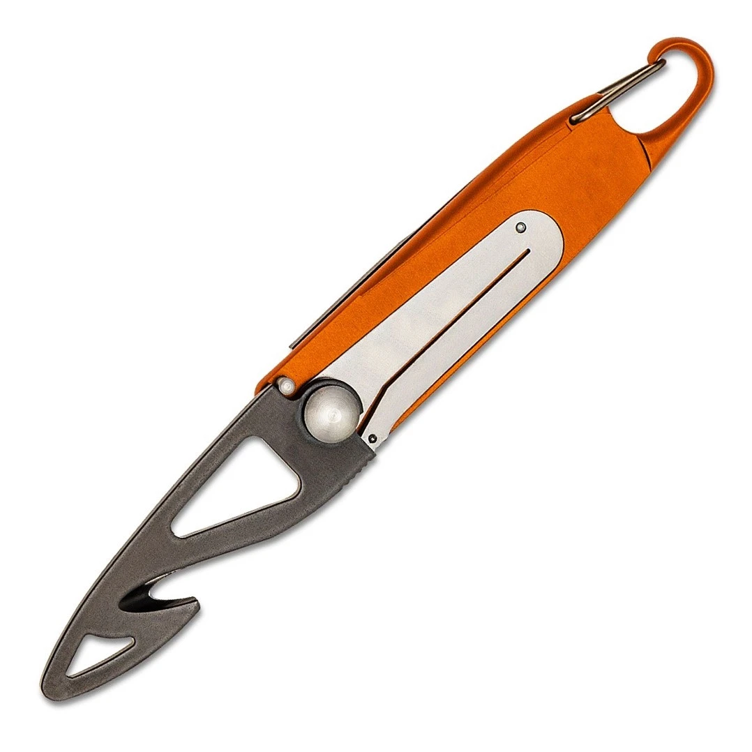 Fox Knives Once Orange Rescue Climbing Sheepsfoot Knife With Line Cutter 443R 4 Fox Knives Once Orange Rescue Climbing Sheepsfoot Knife With Line Cutter 443R - Image 2