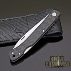 Fox Knives 573CF Gentleman's Folding Knife Black Carbon Fiber 440C Blade -Chic Knives Store FOX 573CF CL 89212.1537909191.1280.1280