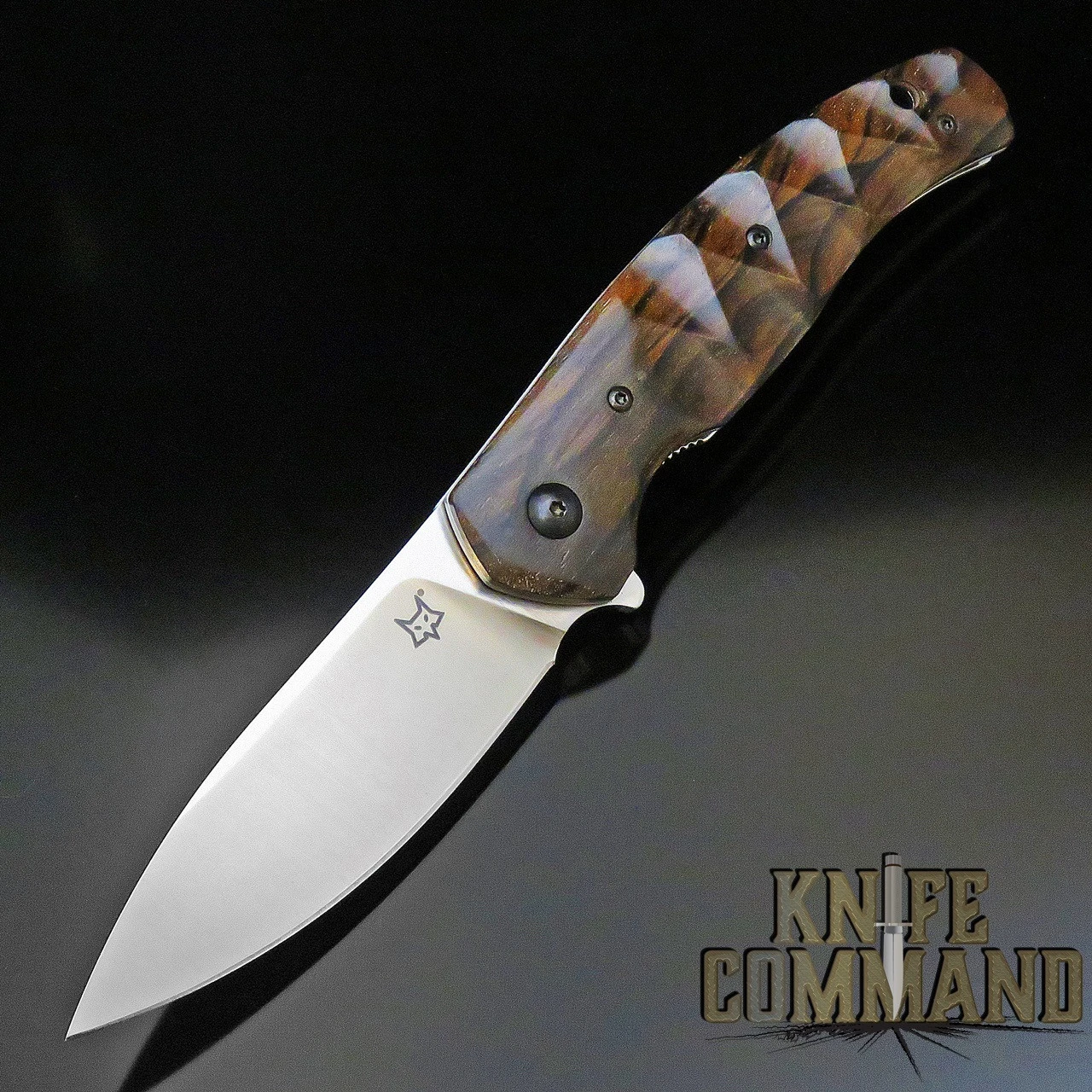 Fox Knives Jens Anso Ziggy Ziricote Wood Flipper Pocket Knife FX-308 ZW 3 Fox Knives Jens Anso Ziggy Ziricote Wood Flipper Pocket Knife FX-308 ZW
