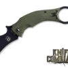 Fox Knives Bastinelli OD Green Black Bird Karambit Folding Knife FX-591OD Black Blade -Chic Knives Store FOX FX 391OD W 62933.1597455926.1280.1280