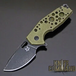 Fox Knives Voxnaes Suru FX-526ALG Folding Knife Green Aluminum With Stonewash Black Blade -Chic Knives Store FOX FX 526 ALG 10928.1534887378.1280.1280