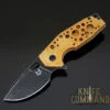 Fox Knives Voxnaes Suru FX-526ALO Folding Knife Orange With Stonewash Black Blade -Chic Knives Store FOX FX 526 ALO 90724.1534885502.1280.1280