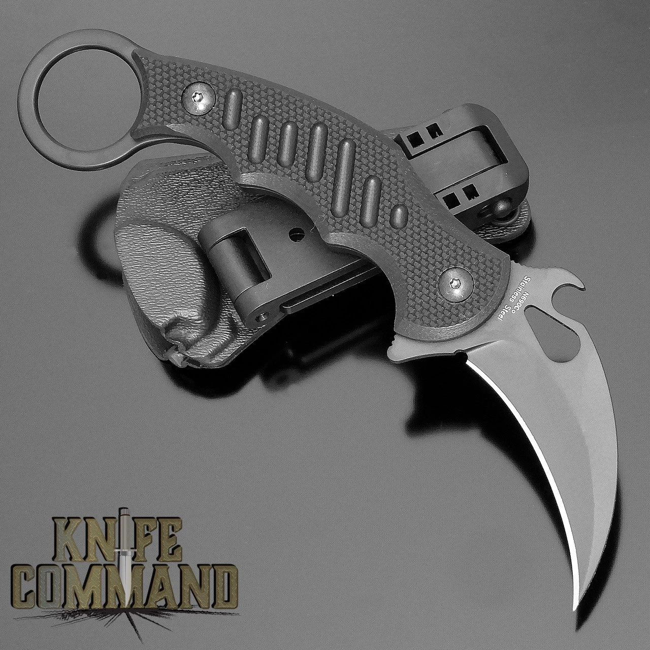 Fox Knives FX-598 Karambit Fixed Blade Knife Black G10 4 Fox Knives FX-598 Karambit Fixed Blade Knife Black G10 - Image 2