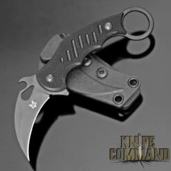Fox Knives FX-598 Karambit Fixed Blade Knife Black G10