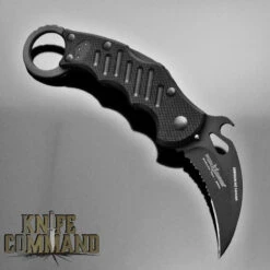 Fox Knives FX-599XTS Folding Lockback Karambit Knife Black G10 Serrated 7 Fox Knives FX-599XTS Folding Lockback Karambit Knife Black G10 Serrated -Chic Knives Store FOX FX 599XTS 44053.1580424210.1280.1280