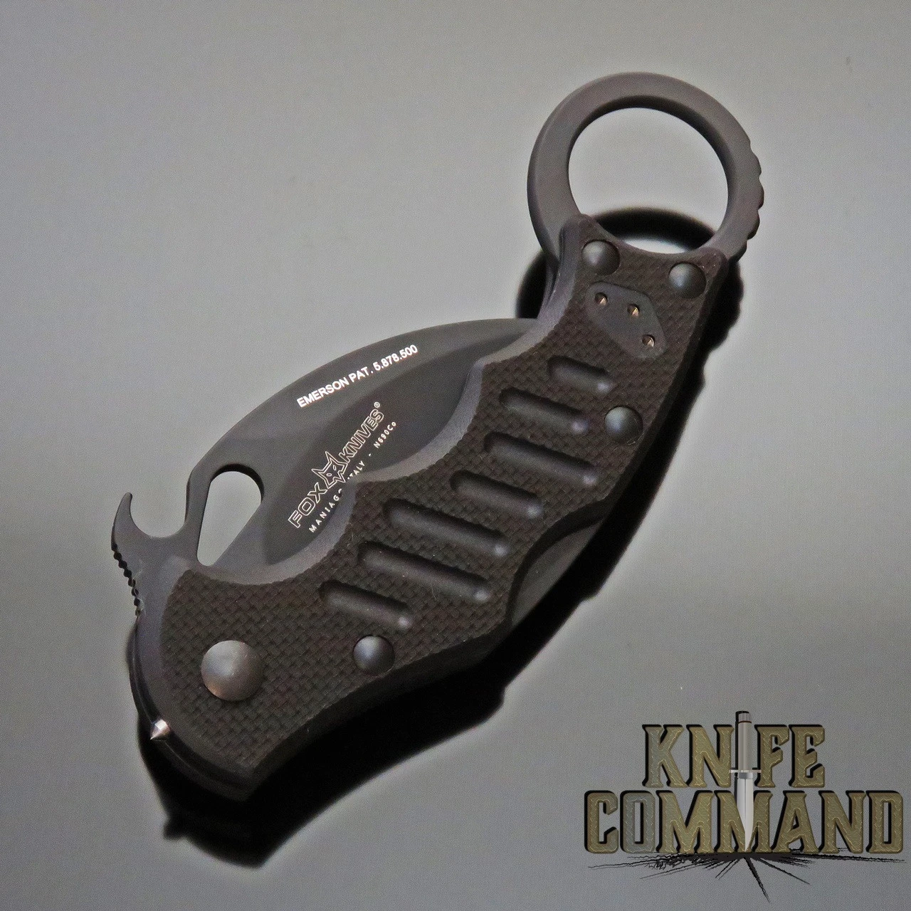 Fox Knives FX-599XT Folding Lockback Karambit Knife Black G10 4 Fox Knives FX-599XT Folding Lockback Karambit Knife Black G10 - Image 2