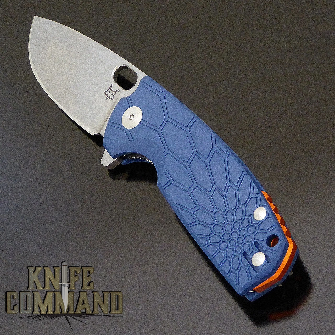 Fox Knives Vox Core FX-604BL Folding Knife Blue With Stonewash Blade 3 Fox Knives Vox Core FX-604BL Folding Knife Blue With Stonewash Blade