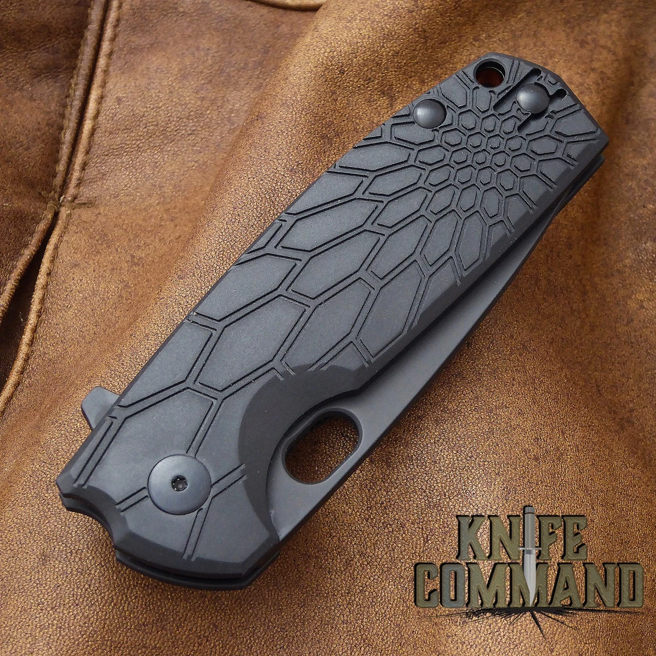 Fox Knives Vox Core FX-604B Folding Knife Black Handle Black Blade 6 Fox Knives Vox Core FX-604B Folding Knife Black Handle Black Blade - Image 4