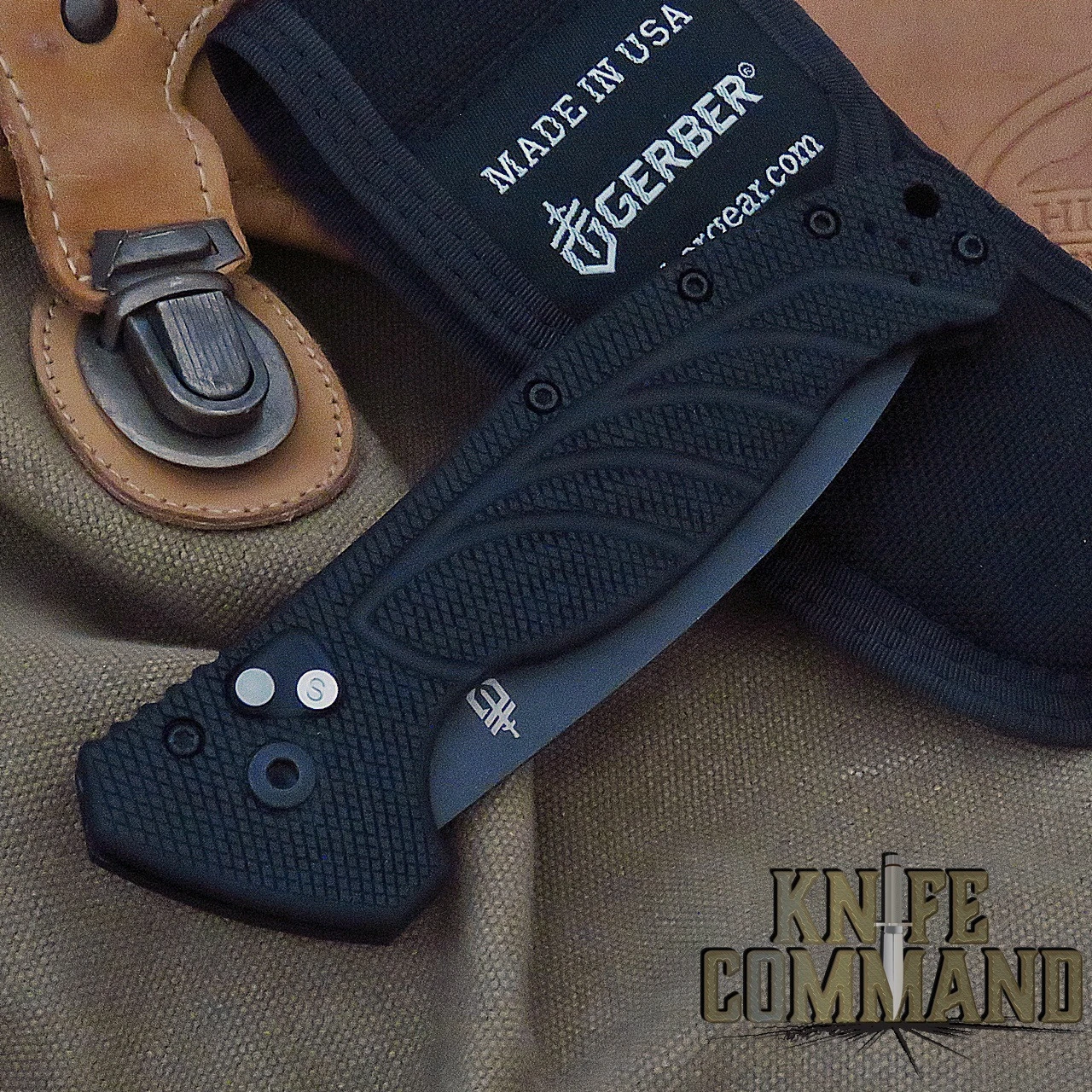 Gerber Emerson Alliance Automatic Knife, Black,154-cm, 22-07158 4 Gerber Emerson Alliance Automatic Knife, Black,154-cm, 22-07158 - Image 2