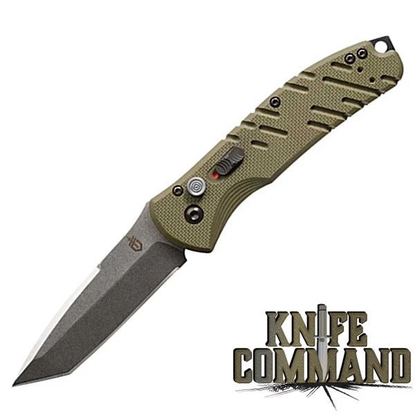 Gerber Propel Downrange Automatic Knife, OD Green G-10, Stonewash CPM-S30V, 30-001308 4 Gerber Propel Downrange Automatic Knife, OD Green G-10, Stonewash CPM-S30V, 30-001308 - Image 2