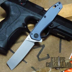 Gerber 30-001837 Fastball Cleaver Urban Blue 20CV Stonewash Flipper Knife