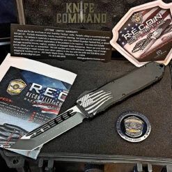 Guardian Tactical Recon Elite Tanto OTF Automatic Knife Black Elmax 103221 -Chic Knives Store GTRE103121 ALL KC 22396.1689096261.1280.1280