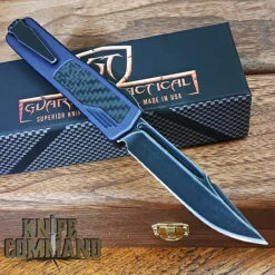 Guardian Tactical Custom Scout Carbon Fiber OTF Automatic Knife Dark Stonewash Clip Point Elmax Blade 142611 6 Guardian Tactical Custom Scout Carbon Fiber OTF Automatic Knife Dark Stonewash Clip Point Elmax Blade 142611 -Chic Knives Store GT SCOUT 142611 BK KC 14061.1695936383.1280.1280