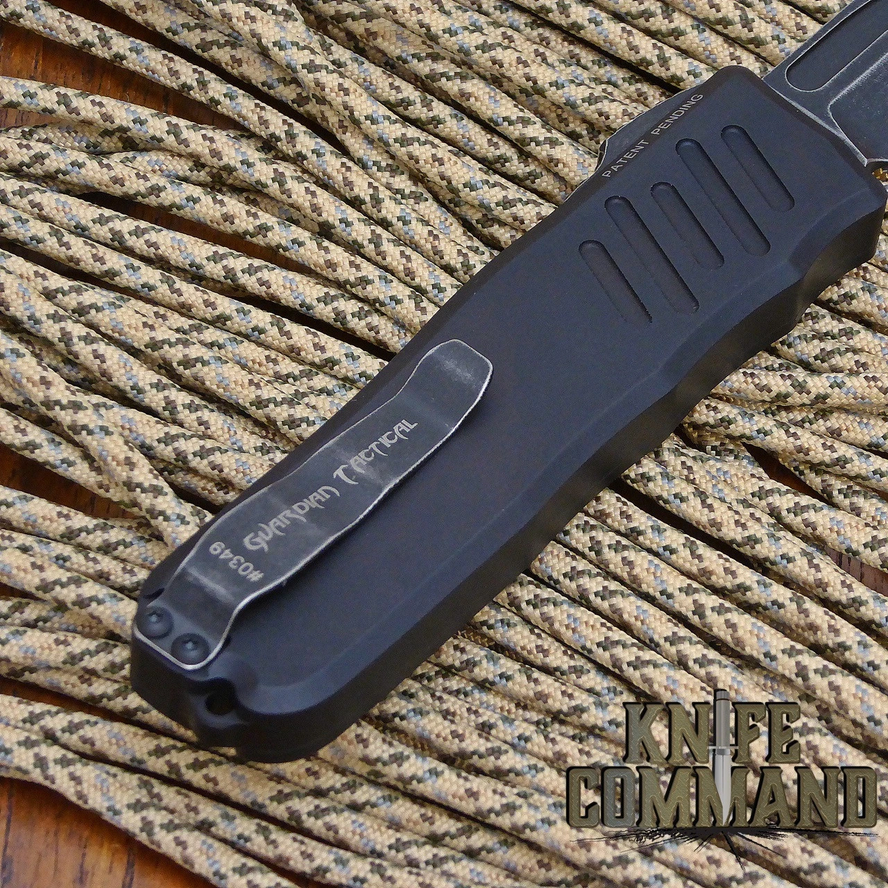 Guardian Tactical Recon-035 OTF Automatic Knife Black Stonewash 93611 6 Guardian Tactical Recon-035 OTF Automatic Knife Black Stonewash 93611 - Image 4