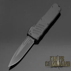 Guardian Tactical Recon-035 OTF Elmax Automatic Knife All Black Tactical 93111
