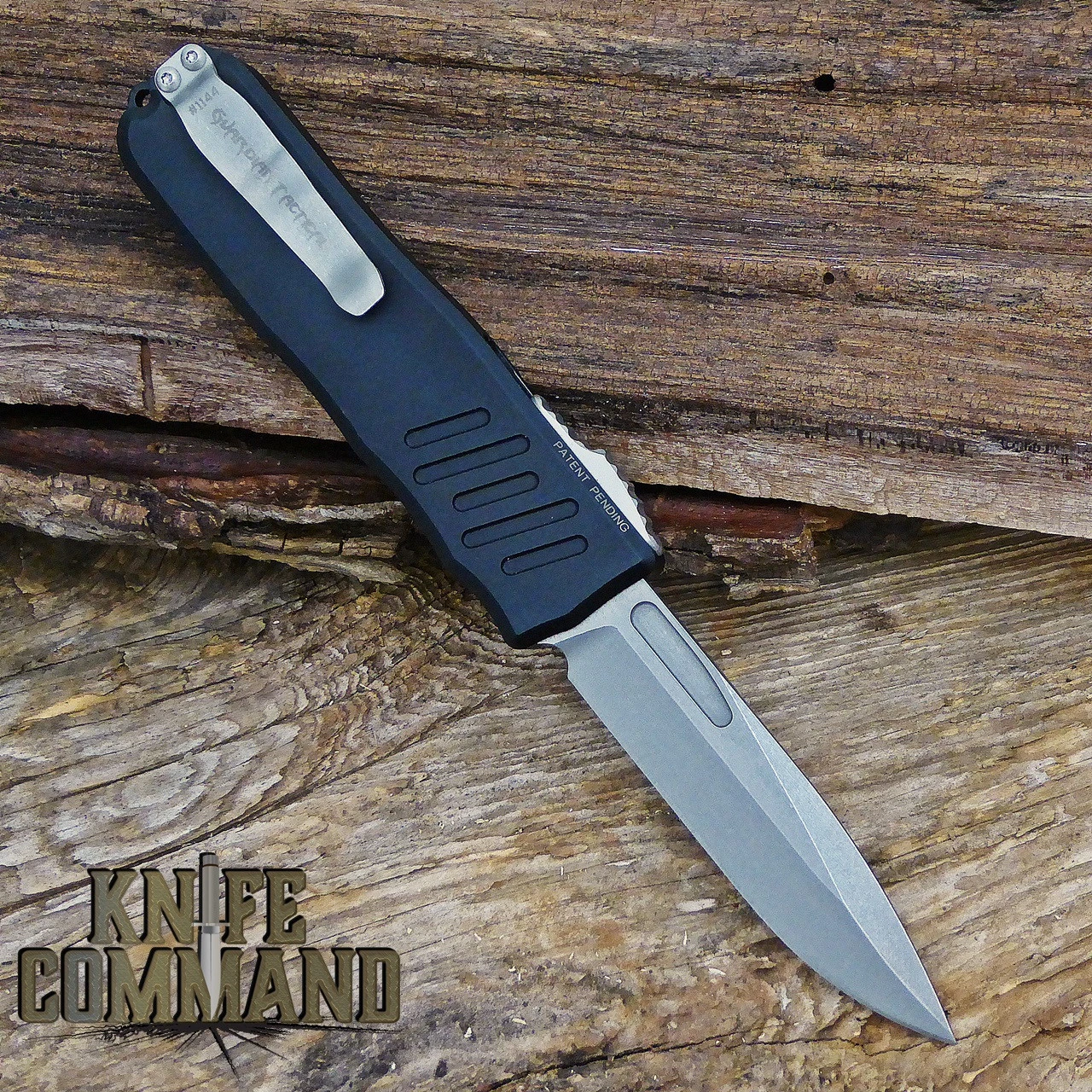 Guardian Tactical Recon-035 OTF Elmax Automatic Knife Black And Stonewash 93511 4 Guardian Tactical Recon-035 OTF Elmax Automatic Knife Black And Stonewash 93511 - Image 2