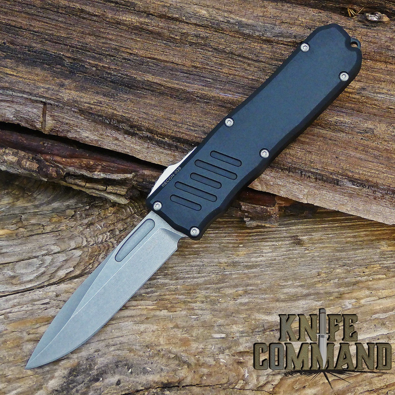 Guardian Tactical Recon-035 OTF Elmax Automatic Knife Black And Stonewash 93511 3 Guardian Tactical Recon-035 OTF Elmax Automatic Knife Black And Stonewash 93511