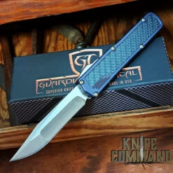 Guardian Tactical Custom Scout Carbon Fiber OTF Automatic Knife Reese Weiland Bronzed Elmax Blade 142911B