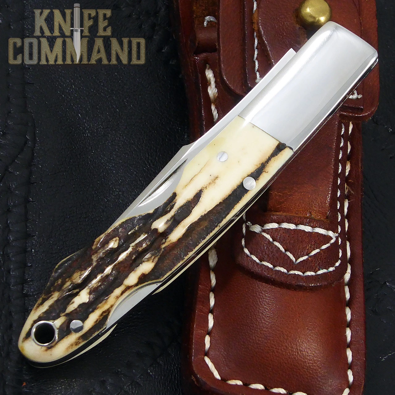 G Sakai Tennessee Memorial Takahashi Stag Pocket Knife S 6 G Sakai Tennessee Memorial Takahashi Stag Pocket Knife S - Image 4