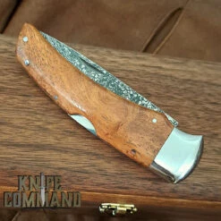 G Sakai Limited Edition New Folding Hunter Quince Wood & Damascus Lockback Pocket Knife Large 10407 9 G Sakai Limited Edition New Folding Hunter Quince Wood & Damascus Lockback Pocket Knife Large 10407 -Chic Knives Store G SAKAI 10407 1 BOX CL 55236.1674515786.1280.1280