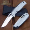 G Sakai Rip White Glass Carbon Fiber Pocket Knife 11166 -Chic Knives Store G SAKAI 11166 64183.1509053732.1280.1280