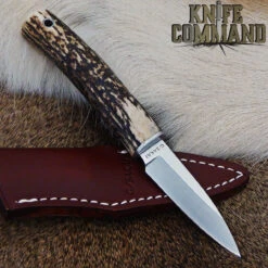 G Sakai Camp Stag Mini Fixed Blade Hunting Patch Knife 11413