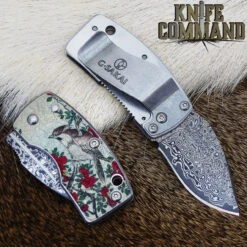 G Sakai Ukimon Szanqua Camellia Bloom Money Clip Pocket Knife Damascus 11610 7 G Sakai Ukimon Szanqua Camellia Bloom Money Clip Pocket Knife Damascus 11610 -Chic Knives Store G SAKAI 11610 CAMELLIA BK 71163.1543434222.1280.1280