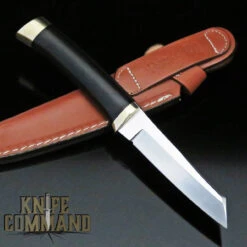 Hattori Knives Model 3717 Tanto Bird & Trout Ebony Hunting Knife -Chic Knives Store HATTORI 3717 BK 54747.1553024519.1280.1280