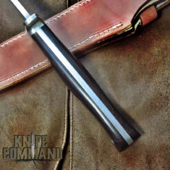 Hattori Knives Ichiro Hattori Ebony Big Fighter Knife 7-3/4" M.V.S.-8 Blade FT-200E 7 Hattori Knives Ichiro Hattori Ebony Big Fighter Knife 7-3/4" M.V.S.-8 Blade FT-200E -Chic Knives Store HATTORI BIG FIGHTER EBONY FT 200E HDLBK 70160.1616612573.1280.1280