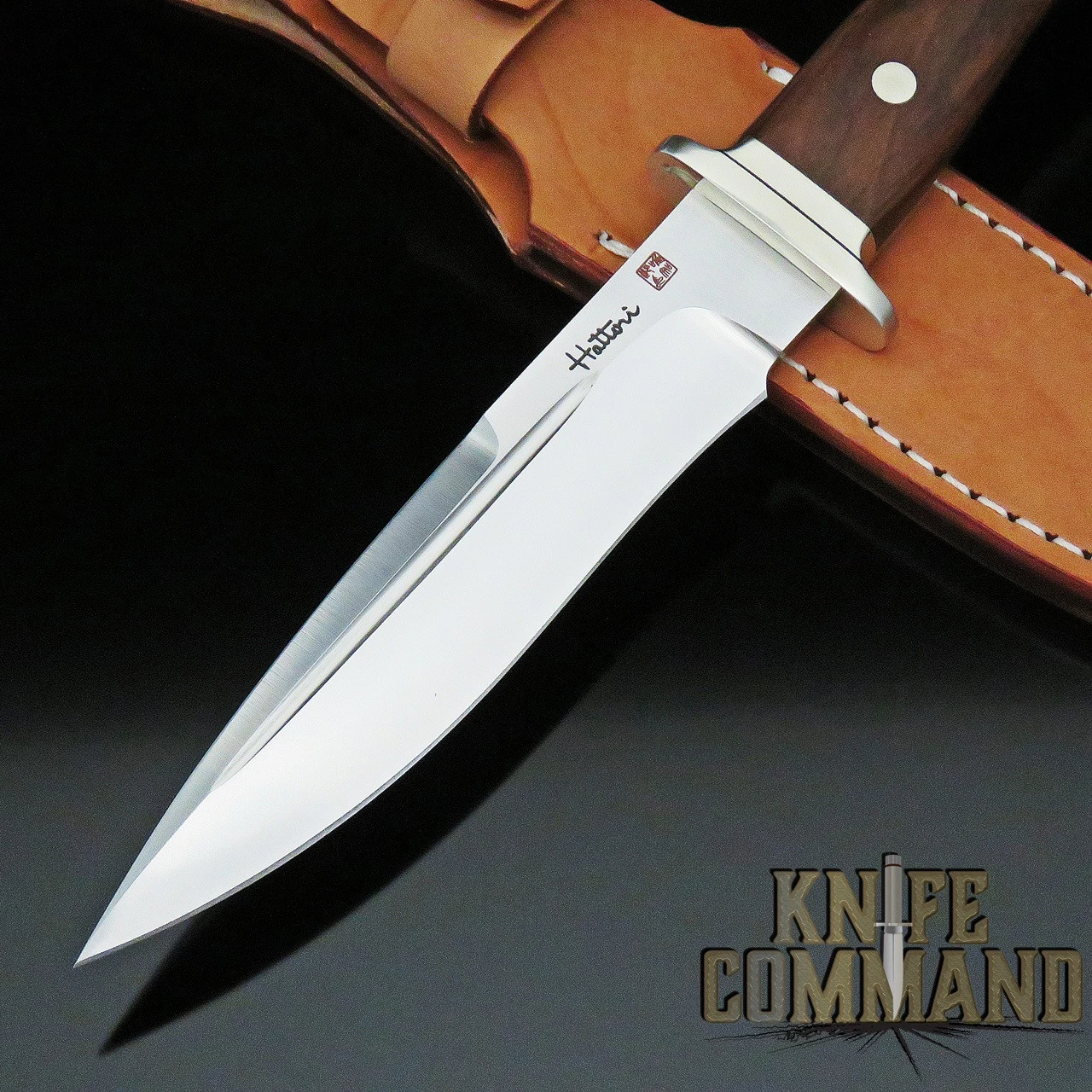Hattori Knives FT-100C Fighter Knife Cocobolo Wood 5 Hattori Knives FT-100C Fighter Knife Cocobolo Wood - Image 3