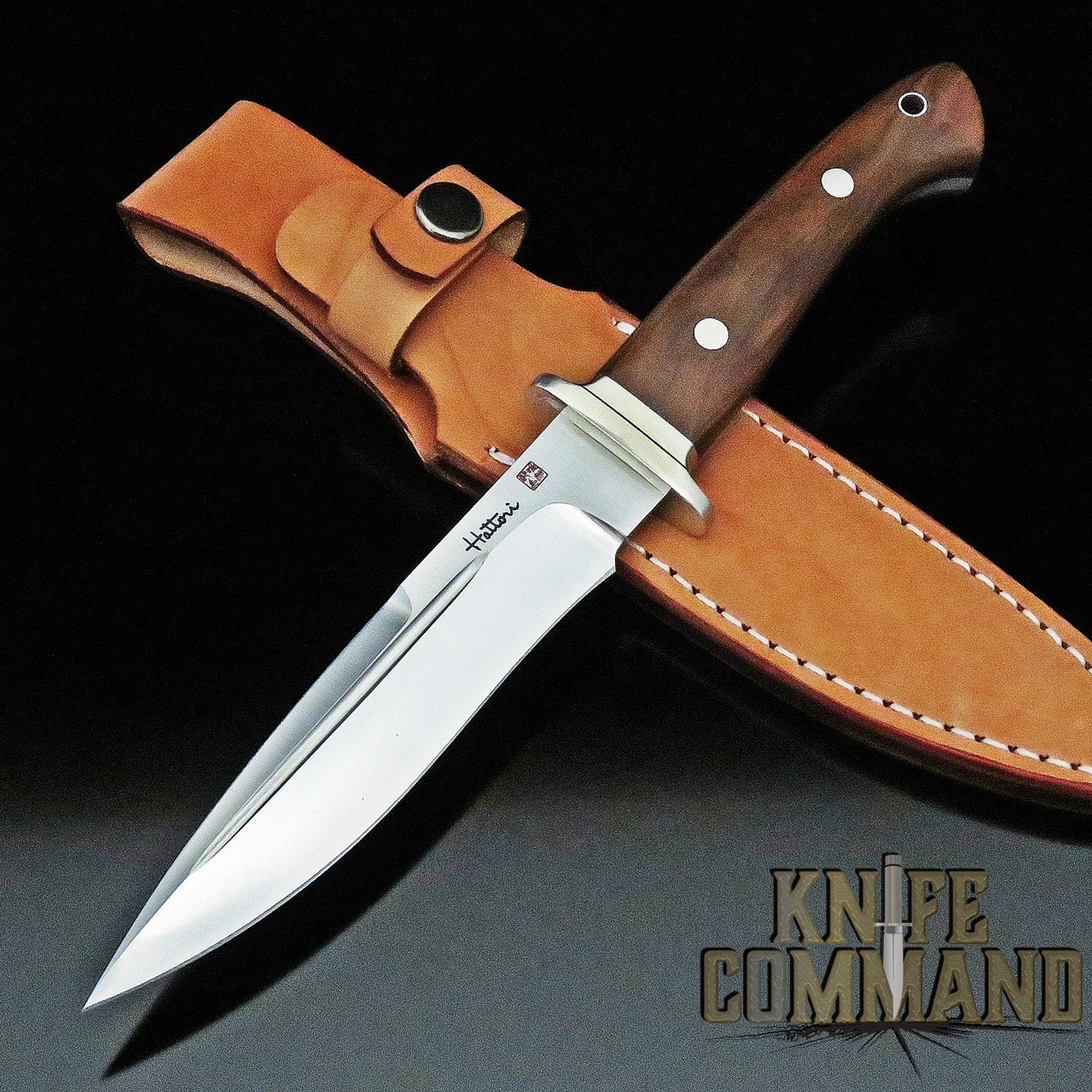 Hattori Knives FT-100C Fighter Knife Cocobolo Wood 3 Hattori Knives FT-100C Fighter Knife Cocobolo Wood