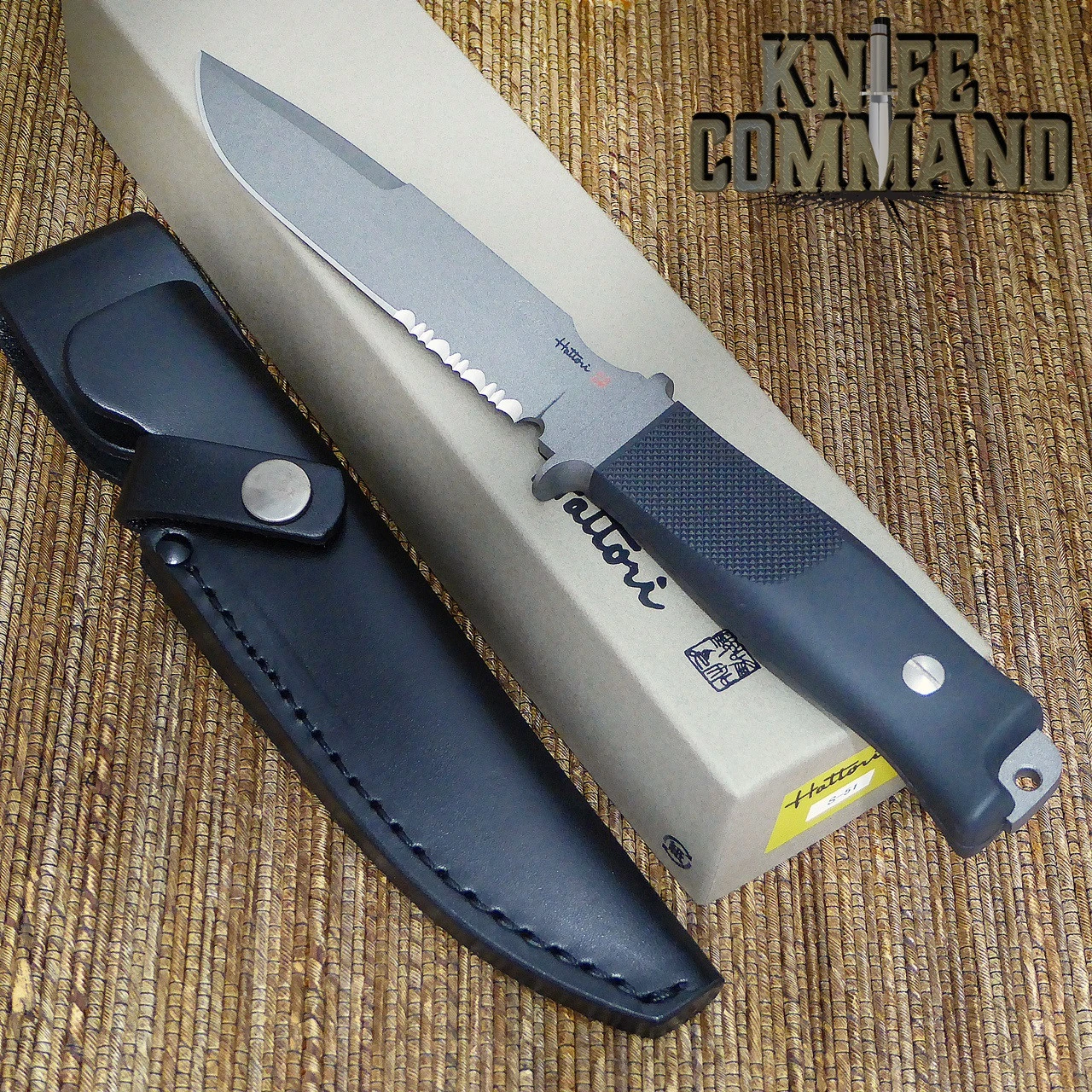 Hattori Knives Model S-51 Sea Commander Combat Military And Dive Knife 4 Hattori Knives Model S-51 Sea Commander Combat Military And Dive Knife - Image 2