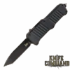 HK Mini Incursion OTF Automatic: 2.95" Tanto Blade - Black PVD Finish, Matte Black Aluminum Frame 54046 -Chic Knives Store HK 54046 MINI INCURSION WEB 39124.1590019960.1280.1280