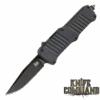 HK Mini Incursion OTF Automatic: 2.95" Clip Point Blade - Black PVD Finish, Matte Black Aluminum Frame 54056 -Chic Knives Store HK 54056 MINI INCURSION WEB 16053.1590019957.1280.1280