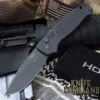 Hogue Knives Ballista I Automatic Folder: 3.5" Drop Point Blade Black Cerakote Finish, Matte Black Aluminum Frame #64130 2 Hogue Knives Ballista I Automatic Folder: 3.5" Drop Point Blade Black Cerakote Finish, Matte Black Aluminum Frame #64130 -Chic Knives Store HOGUE BALLISTA 64130 22704.1653040314.1280.1280